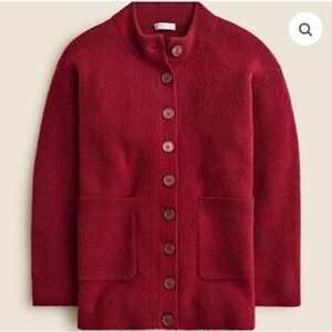 J. Crew Relaxed Milano-Stitch Cardigan Size Medium